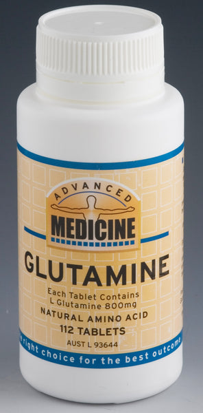 Glutamine 800MG (112 Tablets) Advanced Medicine