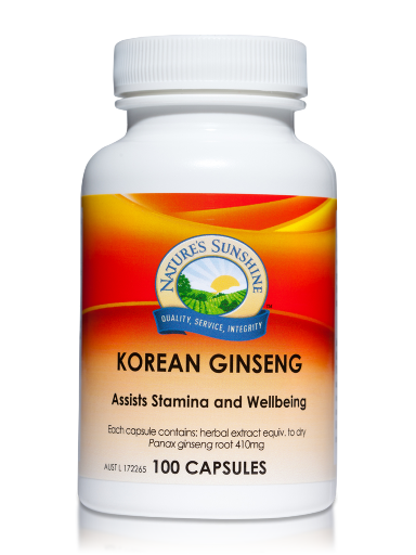 Korean Ginseng 410mg (100 capsules)