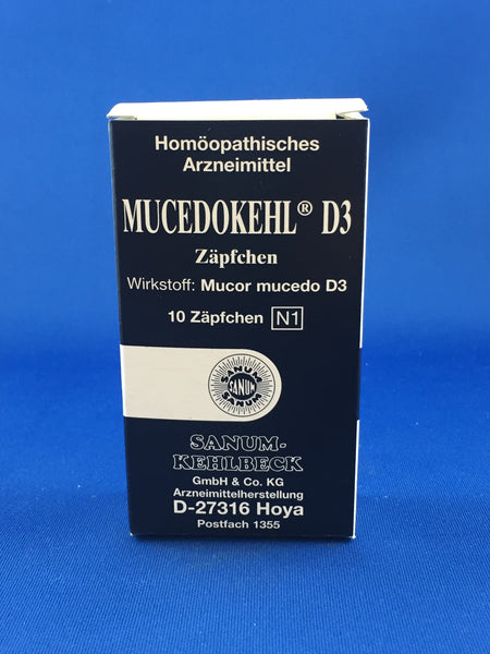 MUCEDOKEHL 4X SUPPOSITORIES IN AUSTRALIA OR D3 IN GERMANY