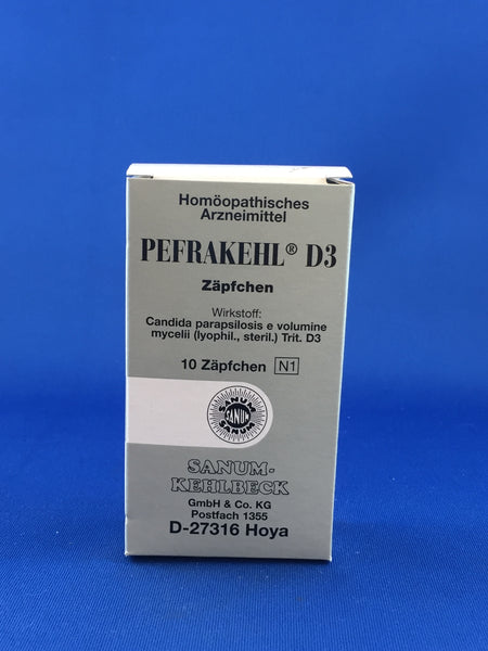 PEFRAKEHL D3 SUPPOSITORIES 10 CAPS