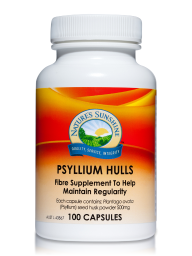 Psyllium Hulls 500mg (100 capsules)