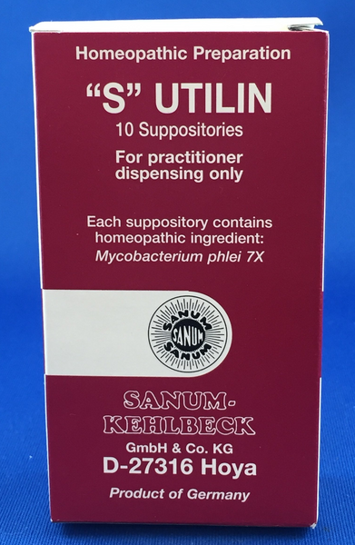 "S" UTILIN - SUPPOSITORIES 7X RED